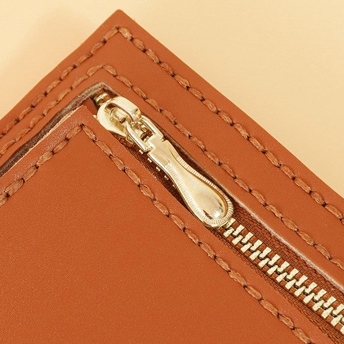 DIY Leather Wallet Kit – Handmade Cowhide Bifold Wallet Craft Set for Beginners with Video Tutorial (Compact Card & Cash Holder)