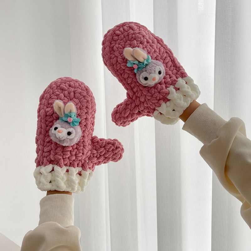 DIY Knitted Gloves Kit for Beginners | Handmade Yarn Gloves Craft Set with Video Tutorial
