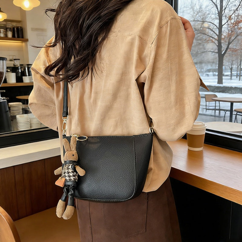 DIY PU Leather Handbag Kit for Beginners | Handmade Crossbody & Shoulder Bag Craft Set with Video Tutorial | Pre-Cut & Pre-Punched Sewing Kit