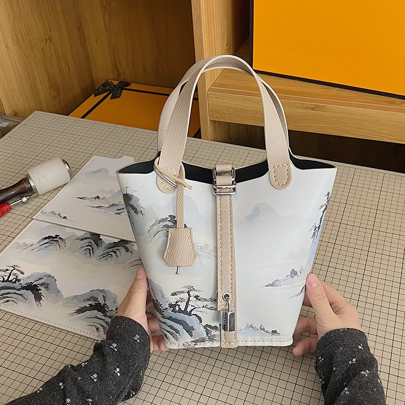 DIY PU Leather Handbag Kit for Beginners | Complete Handmade Tote Bag Sewing Craft Kit with Video Tutorial