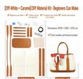 DIY Leather Handbag Kit – Beginner Top-Grain Cowhide Tote & Crossbody Bag