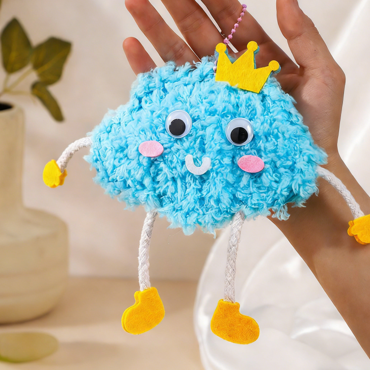 DIY Yarn Hanging Ornament Kit | Kids Educational Craft Set (6 Designs) | Felt & Wool Handmade Pendant Toys for Early Learning & Parent-Child Activity