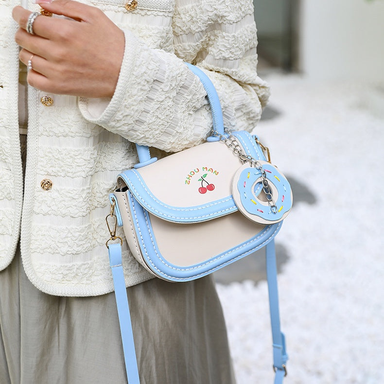 DIY PU Leather Shoulder Bag Kit for Beginners – Handmade Crossbody & Handbag Sewing Kit with Pre-Cut Materials and Video Tutorial