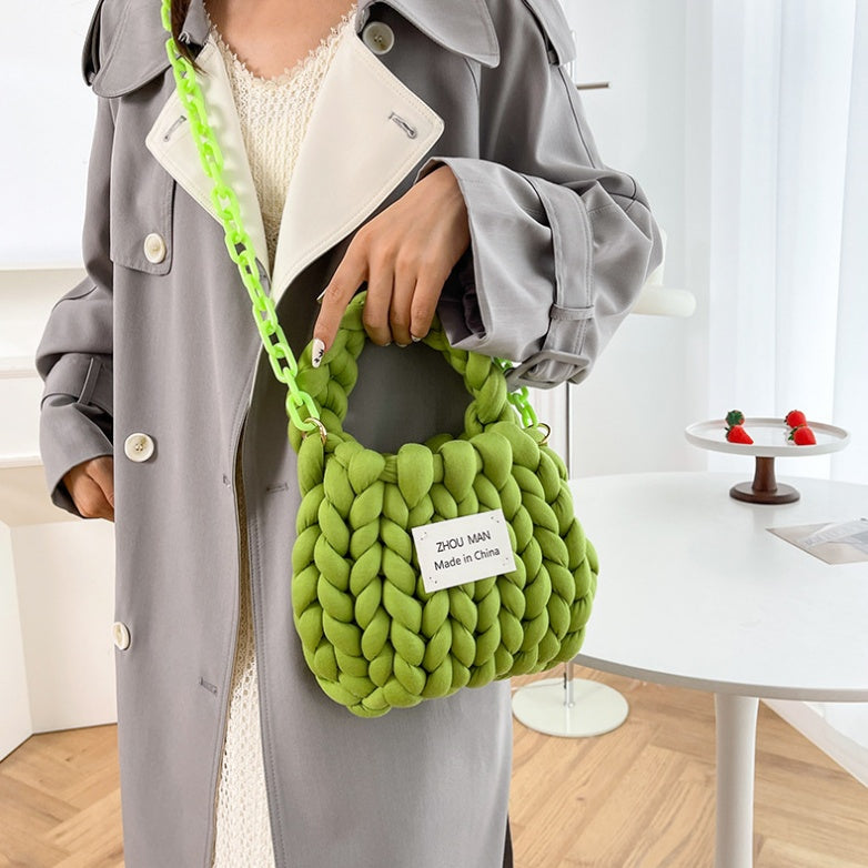 DIY Handmade Shoulder Bag Kit for Beginners – Fashion Crossbody & Handbag Craft Kit with Complete Materials and Video Tutorial