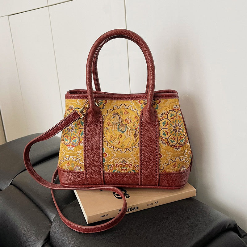 DIY Handbag Craft Kit | Beginner-Friendly PU Leather Tote Bag Set | 8-Min Easy Handmade Shoulder & Crossbody Bag Kit