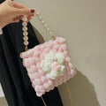 DIY Woven Cotton Shoulder Bag Kit for Beginners – Handmade Crossbody Purse with Video Tutorial