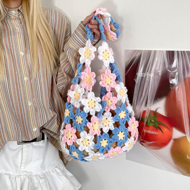 DIY Fabric Tote Bag Kit for Beginners | Handmade Shoulder Bag Sewing Craft Set with Video Tutorial | Lightweight Everyday Tote Bag