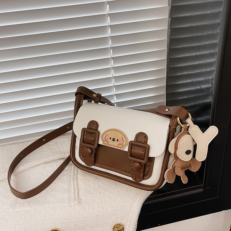 DIY PU Leather Crossbody Bag Kit for Beginners – Pre-Cut & Pre-Punched Sewing Craft Set with Video Tutorial, Handmade Gift Bag Kit