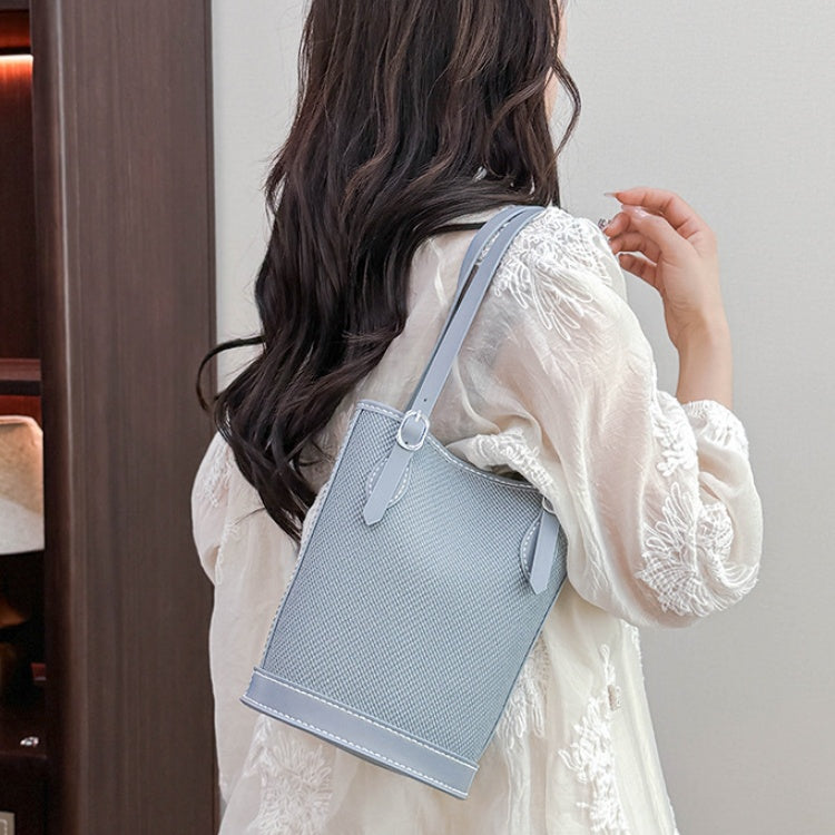 DIY PU Leather Shoulder Bag Kit for Beginners – Handmade Tote Bag Sewing Kit with Pre-Cut Materials & Video Tutorial