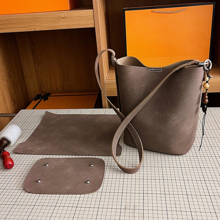 DIY Suede Tote Bag Kit for Beginners | Handmade Crossbody Shoulder Handbag Sewing Kit with Video Tutorial