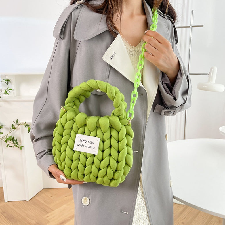 DIY Handmade Shoulder Bag Kit for Beginners – Fashion Crossbody & Handbag Craft Kit with Complete Materials and Video Tutorial