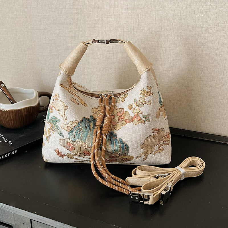 DIY PU Leather Handbag Kit for Beginners – Pre-Cut Sewing Craft Set with Video Tutorial, Elegant Mini Tote Bag Handmade Gift Kit