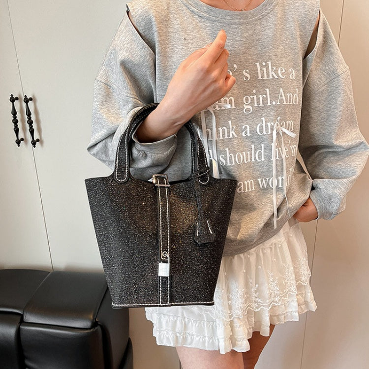 DIY Metallic PU Leather Handbag Kit – Beginner-Friendly 8-Minute Craft Set | Pre-Cut Materials | Handmade Tote Bag Gift for Women
