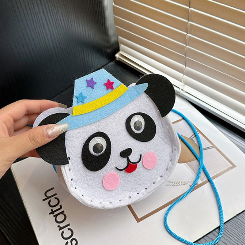 DIY Felt Mini Handbag Kit – Handmade Crossbody & Tote Bag Craft Kit for Beginners with Video Tutorial (24 Styles Available)