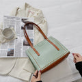 DIY PU Leather Tote Bag Kit for Beginners | Handmade Shoulder Handbag Sewing Craft Set with Video Tutorial | Large Capacity DIY Purse