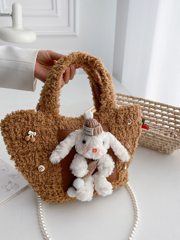 DIY Plush Woven Shoulder Bag Kit for Beginners | Handmade Crossbody Tote Bag Craft Set with Video Tutorial