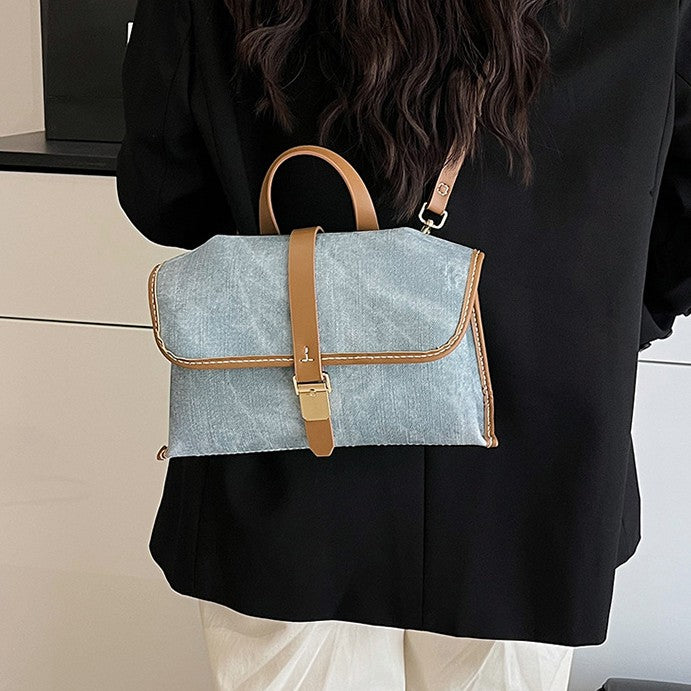 DIY PU Leather Crossbody Bag Kit for Beginners – Handmade Shoulder Handbag Sewing Kit with Pre-Cut Materials & Video Tutorial