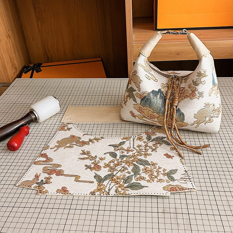 DIY Handmade PU Tote Bag Kit – Beginner Craft Set with Video Tutorial (4 Colors)