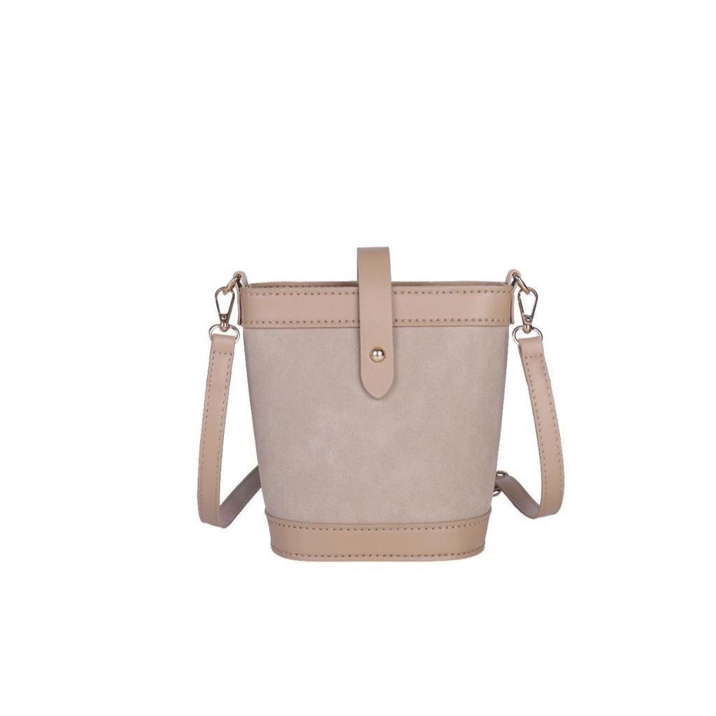 DIY Matte Leather Shoulder Bag Kit for Beginners – Handmade Crossbody Bag Sewing Kit with Pre-Cut Materials & Video Tutorial