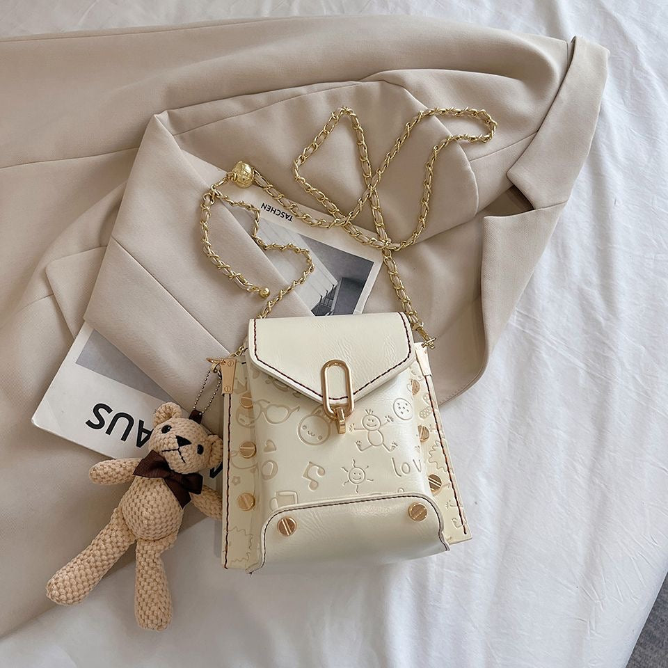 DIY PU Leather Shoulder Bag Kit for Beginners | Handmade Crossbody Purse Sewing Craft Set with Video Tutorial | DIY Fashion Bag Kit