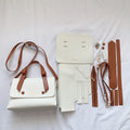 DIY Handmade PU Leather Handbag Kit – Beginner-Friendly Sewing Set with Pre-Cut Materials & Video Tutorial | Adjustable Shoulder & Crossbody Bag
