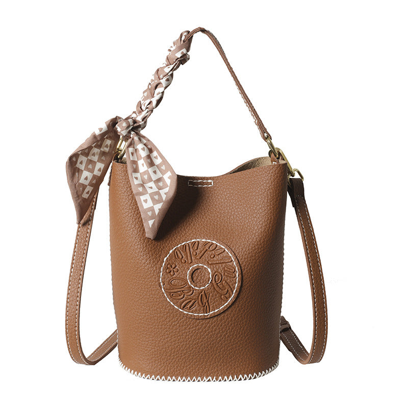 DIY Handmade PU Leather Handbag Kit – Beginner-Friendly Sewing Set with Pre-Cut Materials & Step-by-Step Video Tutorial | Adjustable Crossbody & Top Handle Bag