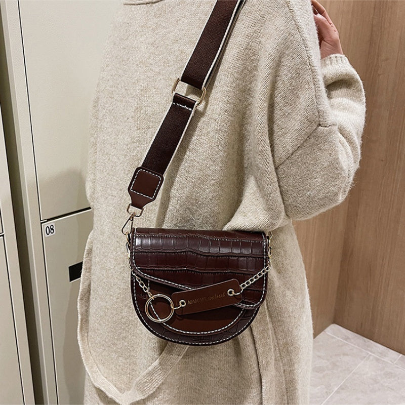 DIY PU Leather Shoulder Bag Kit for Beginners – Pre-Cut & Pre-Punched Crossbody Purse with Video Tutorial