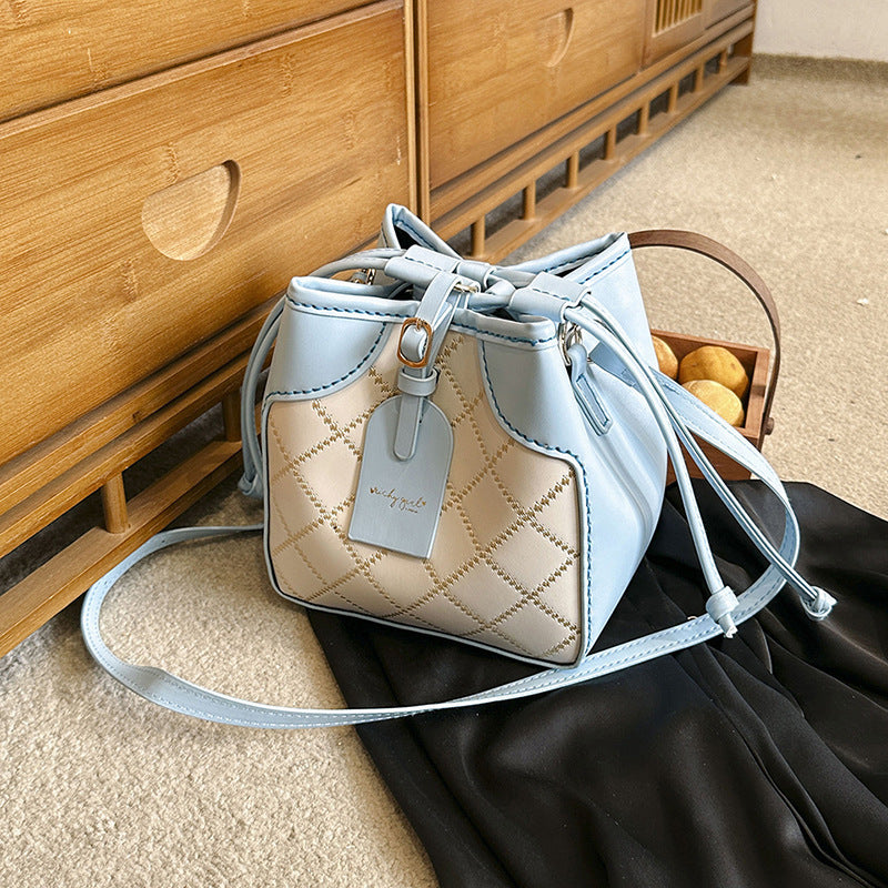 DIY PU Leather Shoulder Bag Kit – Beginner-Friendly Handmade Crossbody Bag Craft Set with Video Tutorial (4 Colors, Easy Sewing Kit)