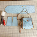 DIY PU Leather Mini Handbag Kit for Beginners – Pre-Cut Sewing Craft Set with Video Tutorial, Cute Crossbody & Shoulder Bag Handmade Kit