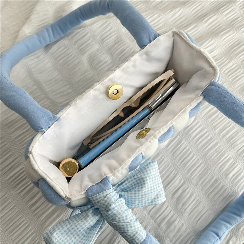 DIY Mini Handbag Kit for Beginners – Handmade Tote & Shoulder Bag Sewing Kit with Video Tutorial