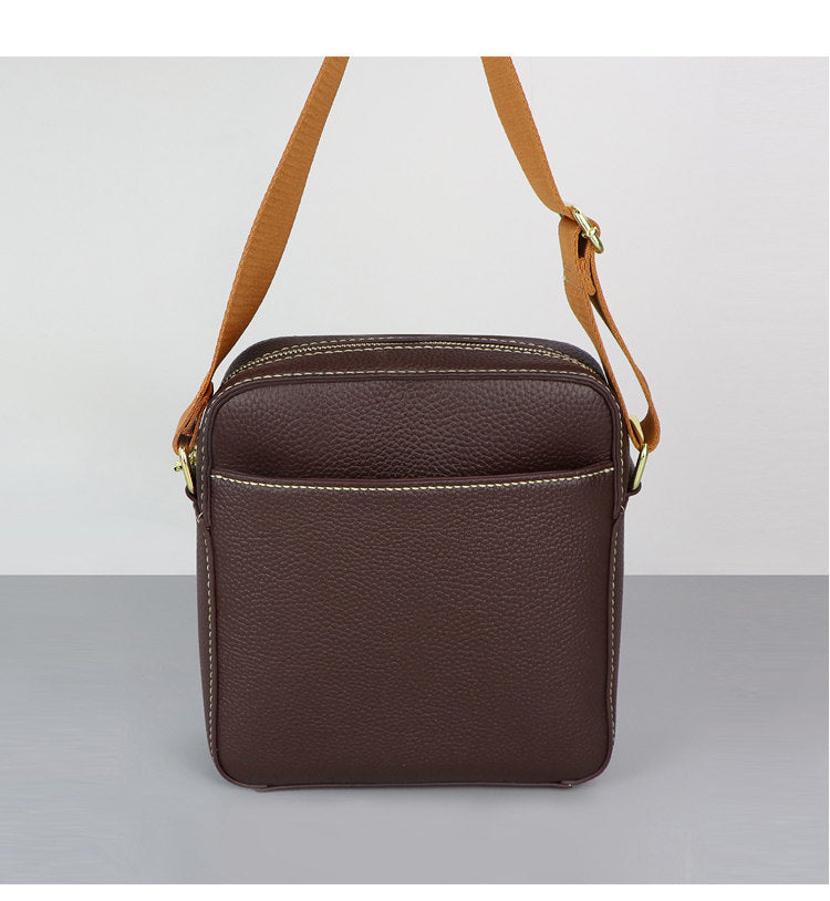 DIY Leather Crossbody Bag Kit for Beginners – Genuine Leather Shoulder Bag Making Set with Video Tutorial & Complete Materials