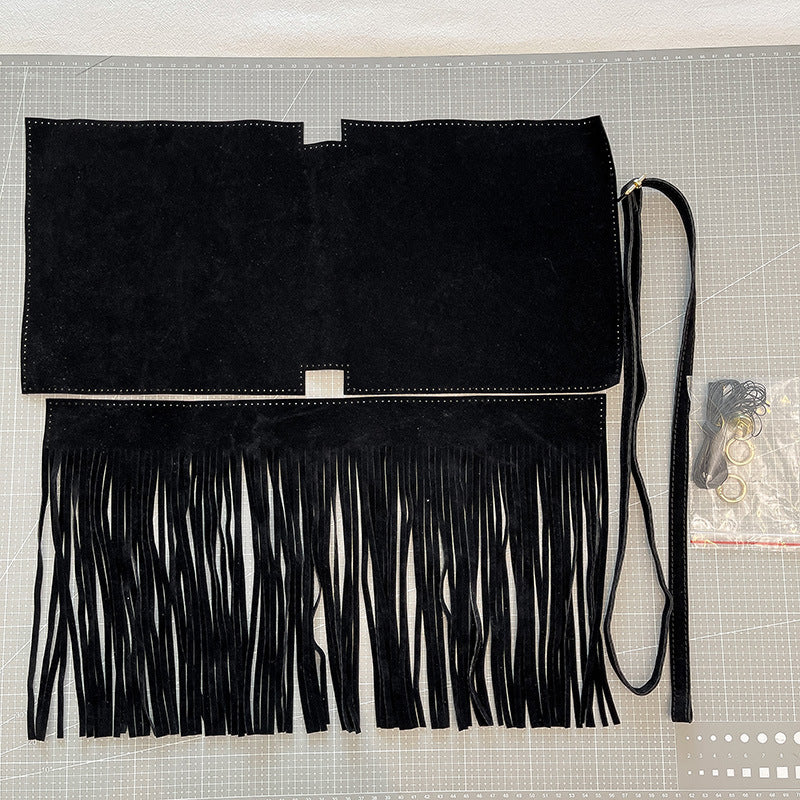 DIY PU Leather Shoulder Bag Kit for Beginners | Handmade Crossbody Bag Craft Set with Video Tutorial | Gift Making Kit