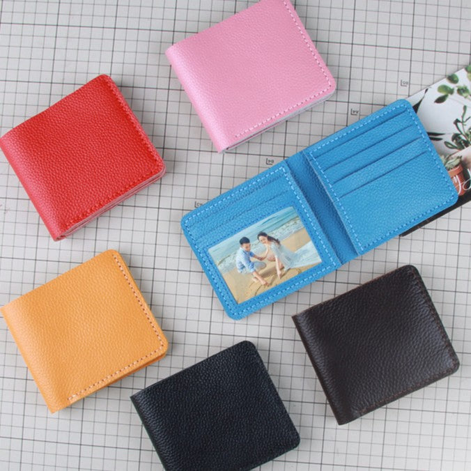 DIY Genuine Leather Bi-Fold Wallet Kit – Handmade Full Grain Leather Craft Set for Beginners