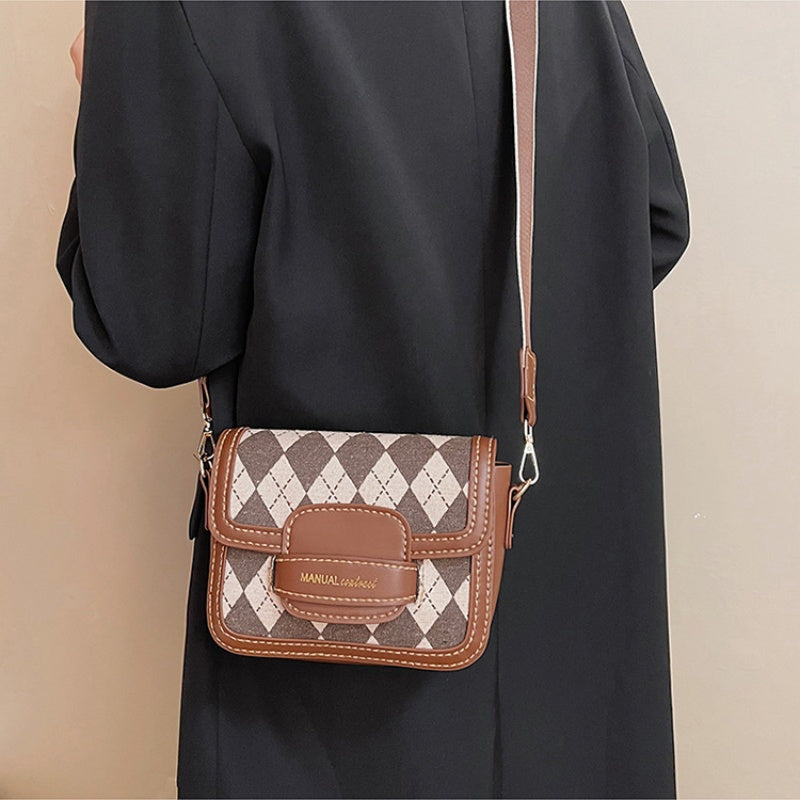 DIY PU Leather Shoulder Bag Kit for Beginners – Pre-Cut & Pre-Punched Crossbody Purse with Video Tutorial