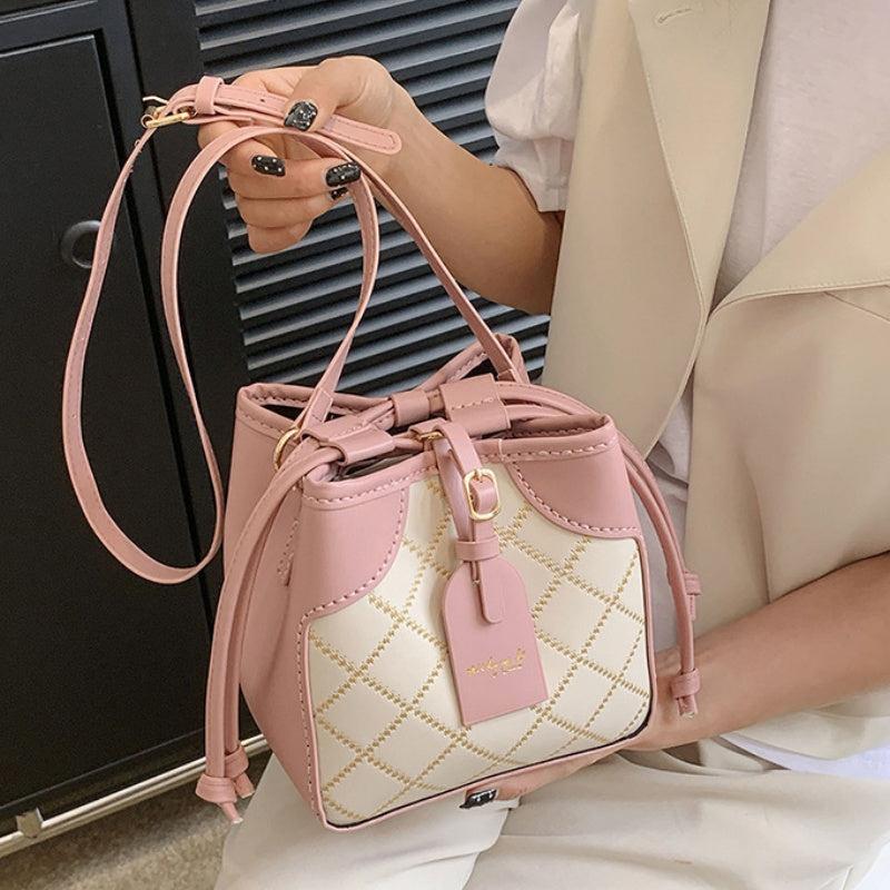 DIY PU Leather Shoulder Bag Kit – Beginner-Friendly Handmade Crossbody Bag Craft Set with Video Tutorial (4 Colors, Easy Sewing Kit)