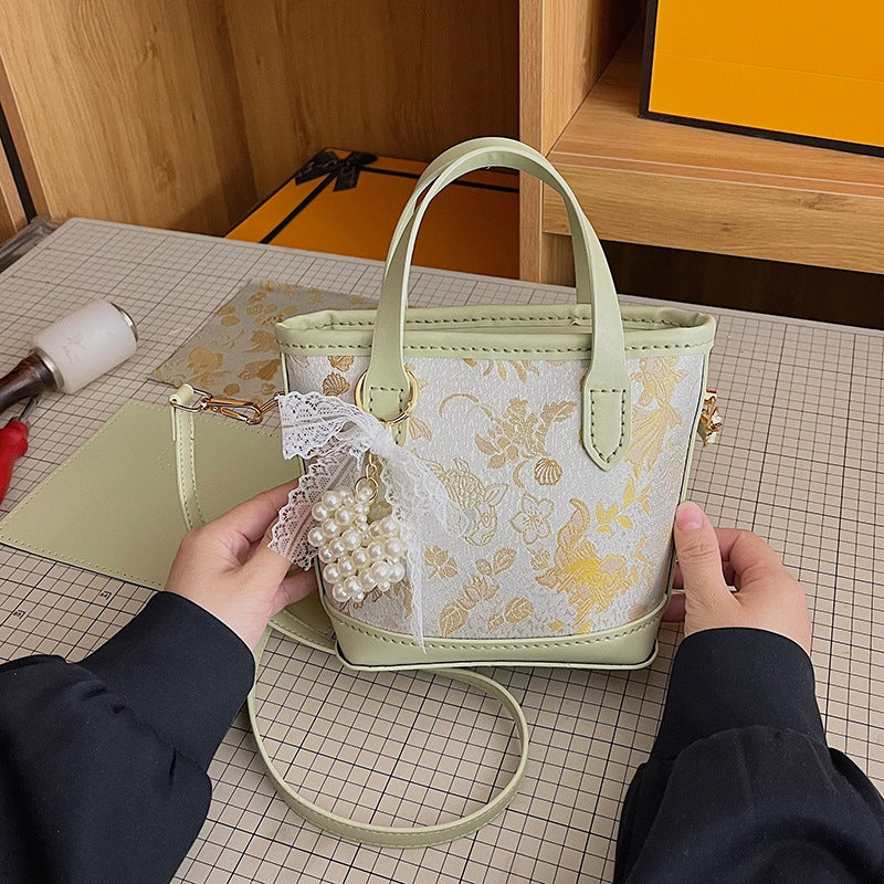 DIY PU Leather Tote Bag Kit | Beginner-Friendly Commuter Shoulder Handbag Craft Set with Video Tutorial