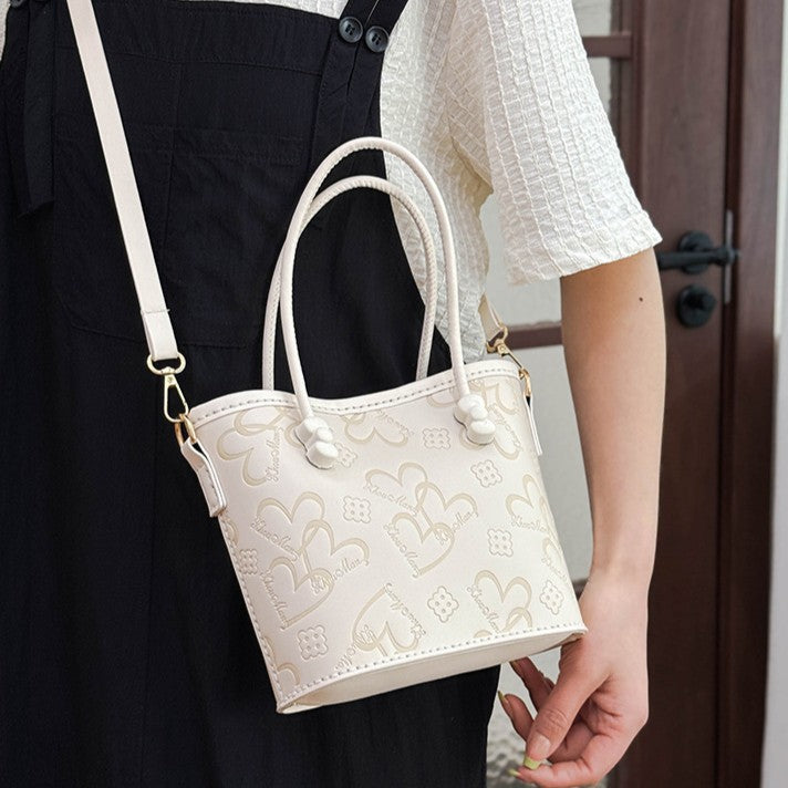 DIY PU Leather Shoulder Bag Kit for Beginners – Handmade Crossbody Purse Sewing Kit with Pre-Cut Pieces & Video Tutorial