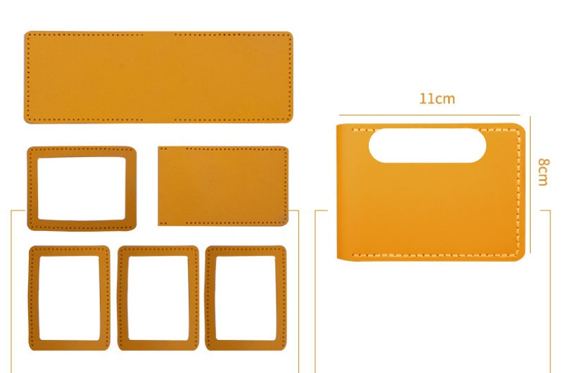 DIY Leather Driving License Holder Kit | Beginner-Friendly Tri-Fold & Bi-Fold Card Wallet Craft Set with Video Tutorial