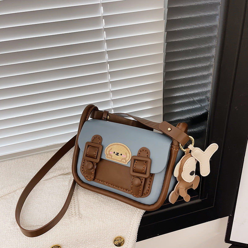 DIY PU Leather Crossbody Bag Kit for Beginners – Pre-Cut & Pre-Punched Sewing Craft Set with Video Tutorial, Handmade Gift Bag Kit