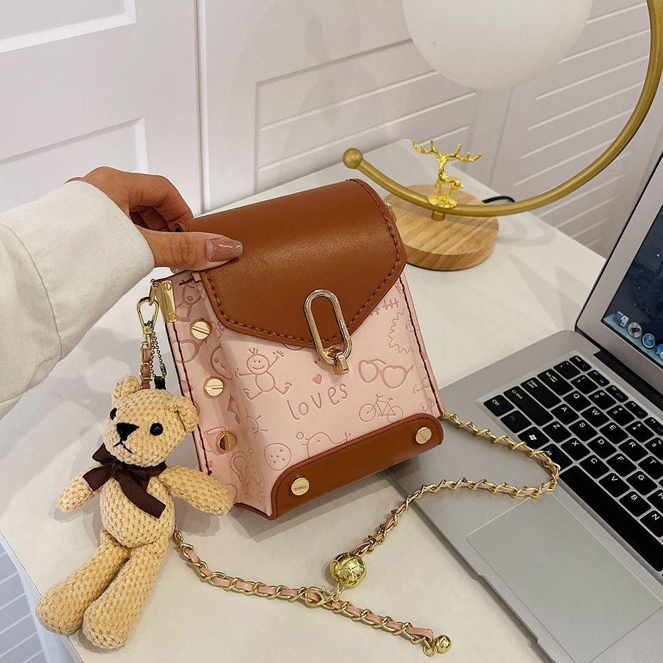 DIY PU Leather Shoulder Bag Kit for Beginners | Handmade Crossbody Purse Sewing Craft Set with Video Tutorial | DIY Fashion Bag Kit