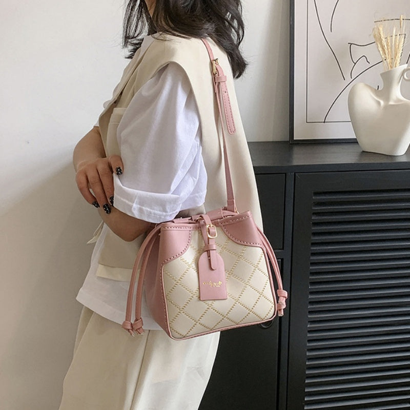 DIY PU Leather Shoulder Bag Kit – Beginner-Friendly Handmade Crossbody Bag Craft Set with Video Tutorial (4 Colors, Easy Sewing Kit)