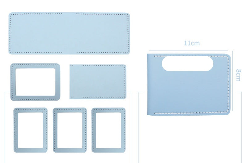 DIY Leather Driving License Holder Kit | Beginner-Friendly Tri-Fold & Bi-Fold Card Wallet Craft Set with Video Tutorial