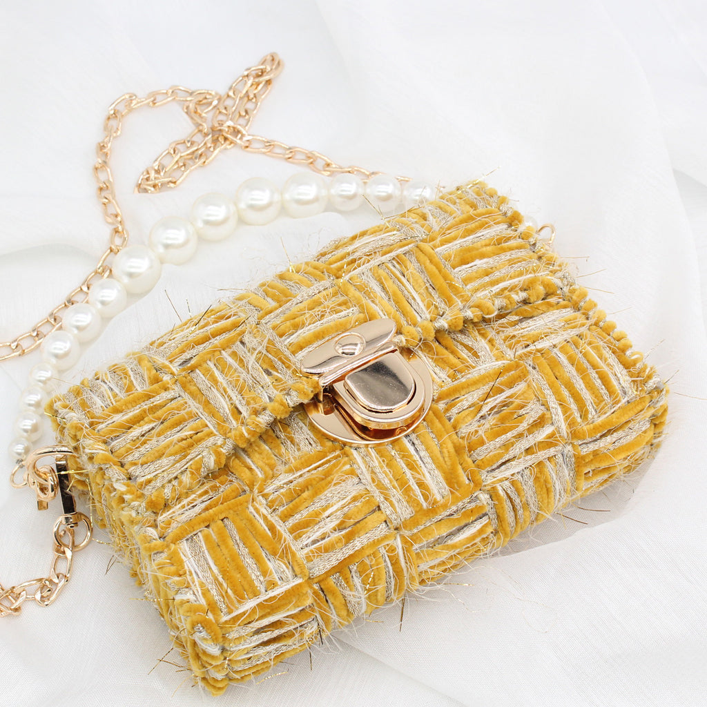 DIY Handmade Handbag Kit | Beginner-Friendly 8-Minute Craft Tote Bag Set | Pre-Ready Weaving Shoulder & Crossbody Bag