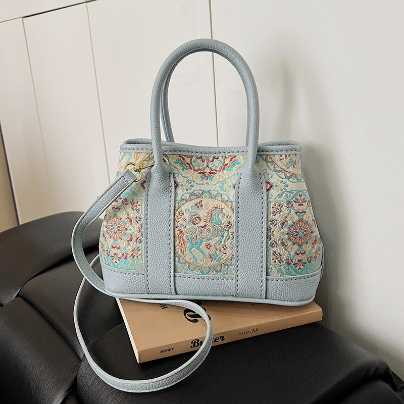 DIY Handbag Craft Kit | Beginner-Friendly PU Leather Tote Bag Set | 8-Min Easy Handmade Shoulder & Crossbody Bag Kit