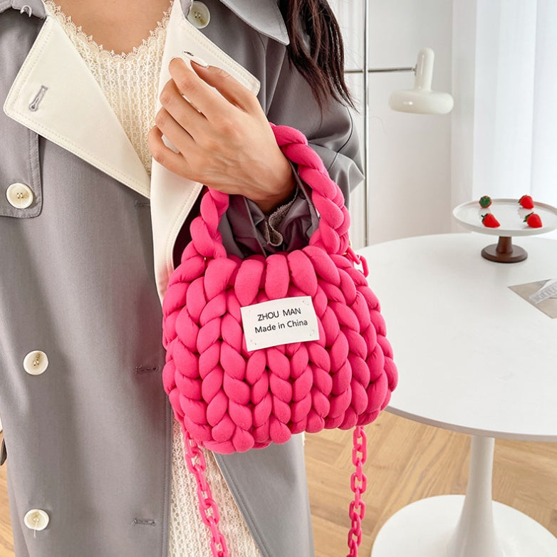 DIY Handmade Shoulder Bag Kit for Beginners – Fashion Crossbody & Handbag Craft Kit with Complete Materials and Video Tutorial