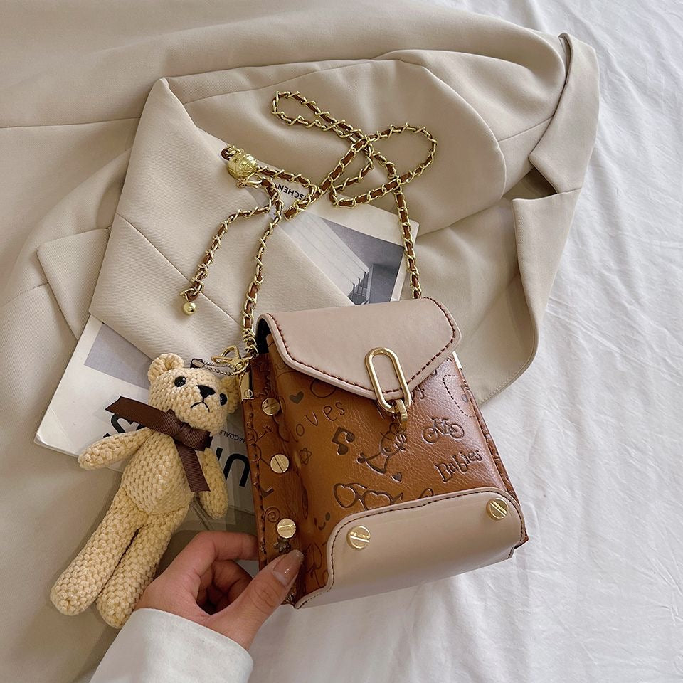 DIY PU Leather Shoulder Bag Kit for Beginners | Handmade Crossbody Purse Sewing Craft Set with Video Tutorial | DIY Fashion Bag Kit