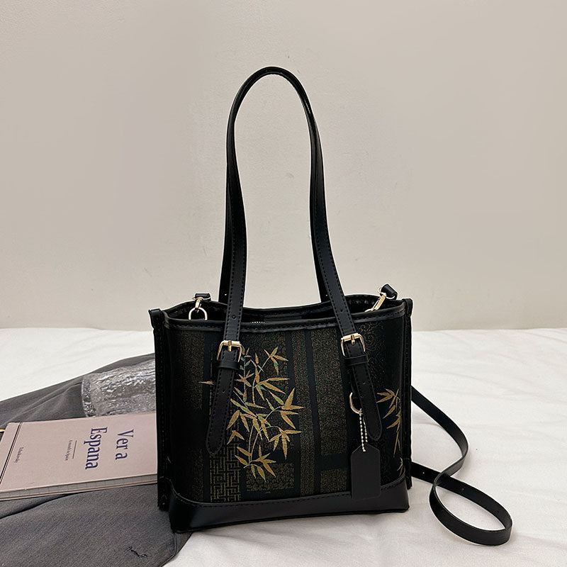 DIY Embroidered Shoulder Bag Kit for Beginners – Handmade Crossbody Handbag with Video Tutorial, Pre-Cut Craft Sewing Set