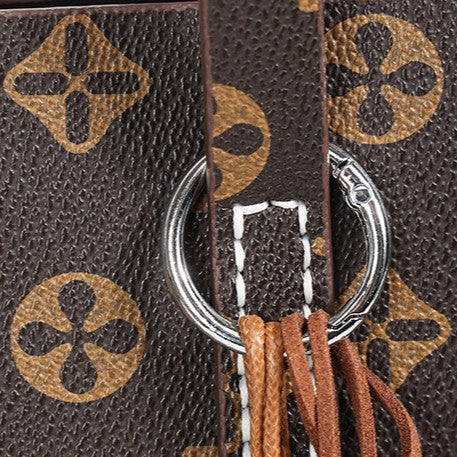 DIY PU Leather Tote Bag Kit for Beginners – Handmade Shoulder Bag Sewing Kit with Pre-Cut Pieces & Video Tutorial