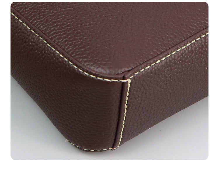 DIY Leather Crossbody Bag Kit for Beginners – Genuine Leather Shoulder Bag Making Set with Video Tutorial & Complete Materials