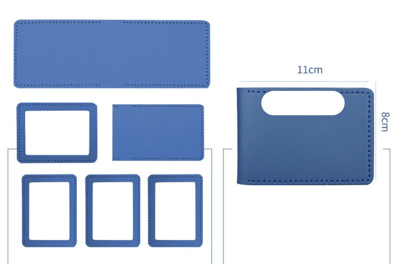 DIY Leather Driving License Holder Kit | Beginner-Friendly Tri-Fold & Bi-Fold Card Wallet Craft Set with Video Tutorial